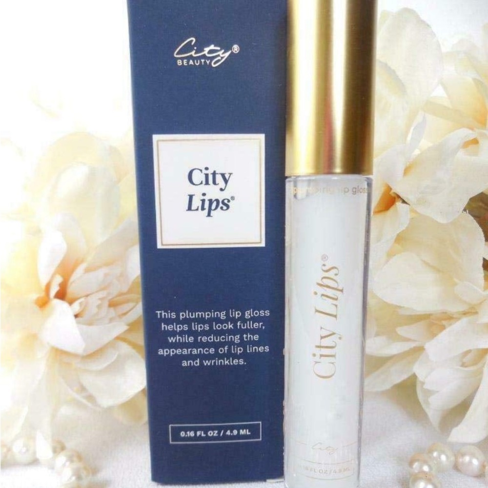 City Lips clear plumping gloss